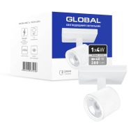 Світильник світлодіодний GSL-02S GLOBAL 4W 4100K білий, Global, 1-GSL-20441-SW