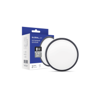 Світильник накладний Global 8W 5000K C (серія ЖКГ IP65), Global, 1-HPL-001-C