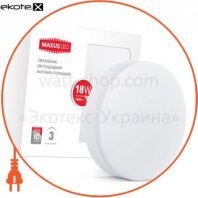 Світильник світлодіодний LCL 18W 3000K C WH