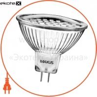 LED лампа MR16 3 18SMD 1.4 W 6500K 12V GU5.3 Maxus