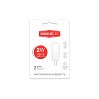 LED лампа Maxus G4 2W тепле світло 12V AC / DC (1-LED-207)
