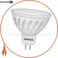 LED лампа MR16 4.5 W 3000K 220V GU5.3 CR (new) Maxus