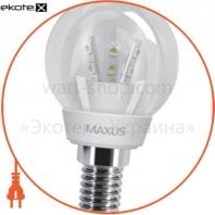 LED лампа 3W тепле світло G45 Е14 220V (1-LED-259)