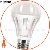 LED лампа MAXUS 12W теплый свет А60 Е27 220V (1-LED-285)