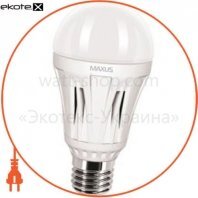 LED лампа MAXUS 12W яскраве світло А60 Е27 220V (1-LED-348)