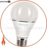 LED лампа MAXUS 10W теплый свет А60 Е27 (1-LED-369)