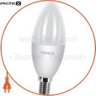 LED лампа 5.5 W яскраве світло C37 Е14 220V (1-LED-376)