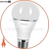 LED лампа MAXUS 12W тепле світло А65 Е27 220V (1-LED-377)