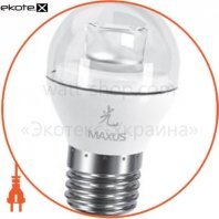 LED лампа 4W тепле світло G45 Е27 220V (1-LED-433)