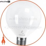 LED лампа 12W яскраве світло G95 Е27 220V (1-LED-442)