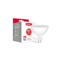 LED лампа Maxus MR16 8W тепле світло GU5.3 (1-LED-515), Maxus, 1-LED-515