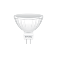 LED лампа Maxus MR16 8W тепле світло GU5.3 (1-LED-515), Maxus, 1-LED-515