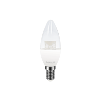 LED лампа Maxus C37 CL-C 4W тепле світло E14 (1-LED-5313), Maxus, 1-LED-5313