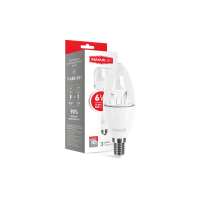 LED лампа Maxus C37 6W яскраве світло E14 (1-LED-532), Maxus, 1-LED-532