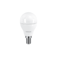 LED лампа Maxus G45 6W тепле світло E14 (1-LED-543), Maxus, 1-LED-543