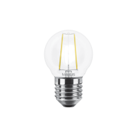 Лампа світлодіодна філаментна MAXUS G45 4W яскраве світло E27 (1-LED-546-01), Maxus, 1-LED-546-01