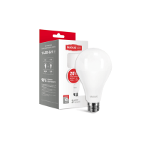LED лампа MAXUS A80 20W тепле світло E27 (1-LED-569), Maxus, 1-LED-569