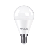 Лампа світлодіодна MAXUS 1-LED-749 G45 8W 3000K 220V E14, Maxus, 1-LED-749