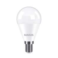 Лампа світлодіодна MAXUS 1-LED-750 G45 8W 4100K 220V E14, Maxus, 1-LED-750