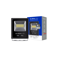 Прожектор GLOBAL FLOOD LIGHT 30W 5000K холодне світло (1-LFL-003), Global, 1-LFL-003