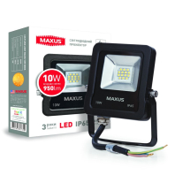 Светильник светодиодный LED FLOOD LIGHT MAXUS 10W, 5000K