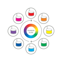 Розумна настільна лампа MAXUS DKL RGB 8W (райдужний спектр, аккум., діммінг) біла, Maxus, 1-MAX-DKL-001-03