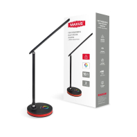 Лампа настільна MAXUS DL 10W 3CCT BL RGB, Maxus, 1-MDL-10W-BLRGB