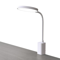 Світлодіодна настільна лампа на кліпсі з акумулятором MAXUS Desk Lamp 10W 3CCT WH CLIP Battery, Maxus, 1-MDL-10W-CLIP