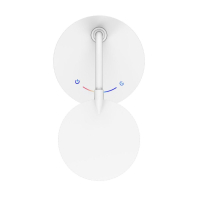 Світлодіодна настільна лампа MAXUS DL 10W 4100К Rainbow LED indicator WH, Maxus, 1-MDL-10W-WH