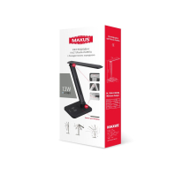 Лампа настільна MAXUS DL 13W 4100K BL Wireless charger --23676, Maxus, 1-MDL-13W-BLQi