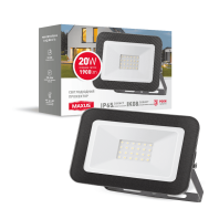 Світлодіодний прожектор MAXUS FL-01 20W, 5000K, Maxus, 1-MFL-01-2050