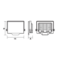Прожектор світлодіодний MAXUS 20W 5000K IP65 PL, Maxus, 1-MFL-03-2050