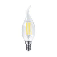 Лампа светодиодная C37 FM-T 6W 4100K 220V E14 Clear