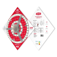 Светильник светодиодный 1-MLM-3641-C MAXUS Led Module 36W 4100K Circle