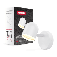 Спот світильник MAXUS MSL-01C 4W 4100K білий, Maxus, 1-MSL-10441-CW