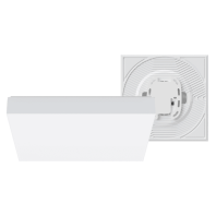 Накладний настінно-стельовий світлодіодний світильник 1-MSP-3641-SSW MAXUS SP Ceiling 36W 4100K Square Slim White, Maxus, 1-MSP-3641-SSW