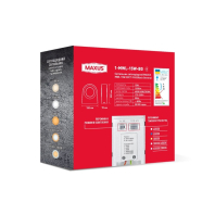 Фасадний світлодіодний світильник MAXUS MWL 15W 3CCT IP65 Black General, Maxus, 1-MWL-15W-BG