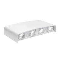 Фасадний світлодіодний світильник MAXUS MWL 8W 3CCT IP65 WH Square, Maxus, 1-MWL-8W-WHS