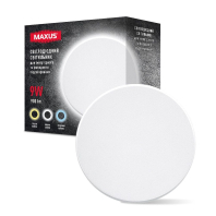 Фасадный светодиодный светильник MAXUS MWL 9W 3CCT IP65 WH Circle