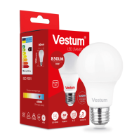 Светодиодная лампа Vestum A60 10W 6500K 220V E27 1-VS-1114