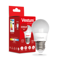 Світлодіодна лампа Vestum G45 4W 4100K 220V E27 1-VS-1205, Vestum, 1-VS-1205