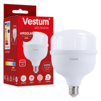 Светодиодная высокомощная лампа Vestum T140 50W 6500K 220V E27 1-VS-1610