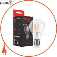 Лампа LED Vestum филамент А60 Е27 7,5Вт 220V 3000К
