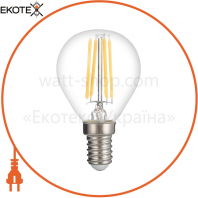Лампа LED Vestum филамент G45 Е14 4Вт 220V 4100К