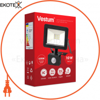 Прожектор LED Vestum с датчиком движения 10W 1 000Лм 6500K 175-250V IP65