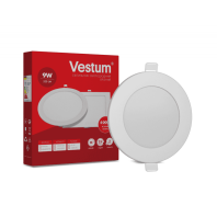 Круглий світлодіодний врізний світильник Vestum 9W 4000K 220V 1-VS-5103