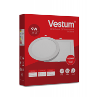 Круглий світлодіодний врізний світильник Vestum 9W 4000K 220V 1-VS-5103, Vestum, 1-VS-5103
