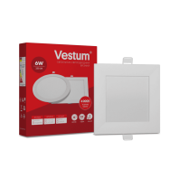 Светильник LED врезной квадратный Vestum 6W 4000K 220V