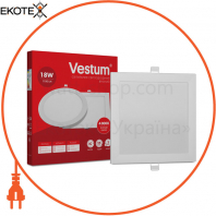 Светильник LED врезной квадратный Vestum 18W 4000K 220V