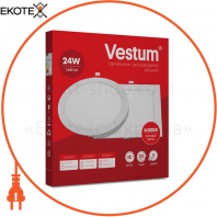 Светильник LED врезной квадратный Vestum 24W 6000K 220V